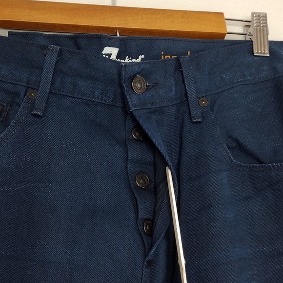 NWT 7 For All Mankind Jared Men's Size 34 Denim Cotton Straight Leg Jeans - Picture 7 of 15